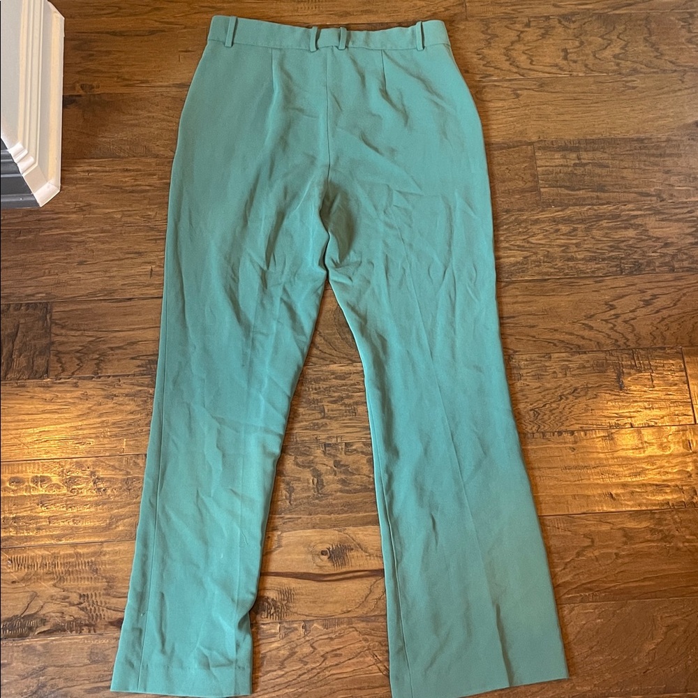Babaton Aritzia Emerald Green Tailored Agency Trouser - Picture 4 of 4